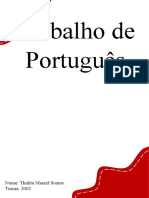 Trabalho de Português Thalita