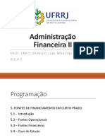 Aula 5 Adm Fin II 09-08-2022