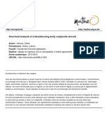 Structural Analysis of A Blended Wing Body Composite Aircraft