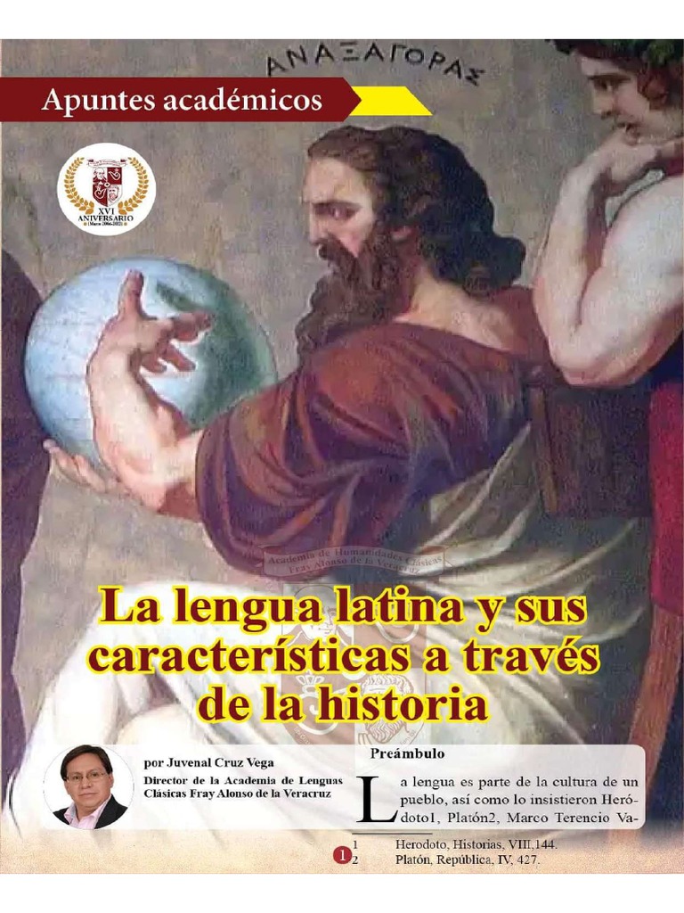 1-La lengua latina y sus características a través de la historia-pdf | PDF