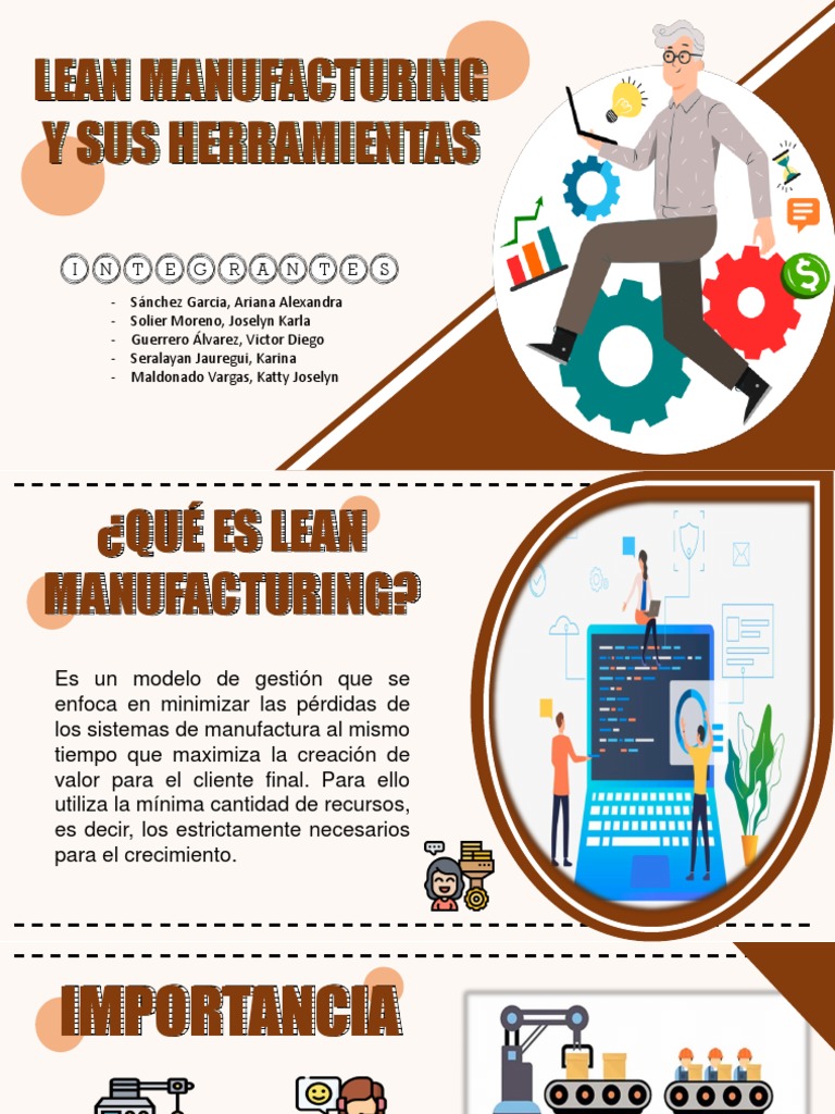 Lean Manufacturing y Sus Herramientas | PDF | Lean Manufacturing ...