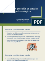 Validez y Precision en Estudios Epidemiologicos P1