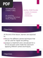 Media and Information Literacy (Mil) : Digital Storytelling