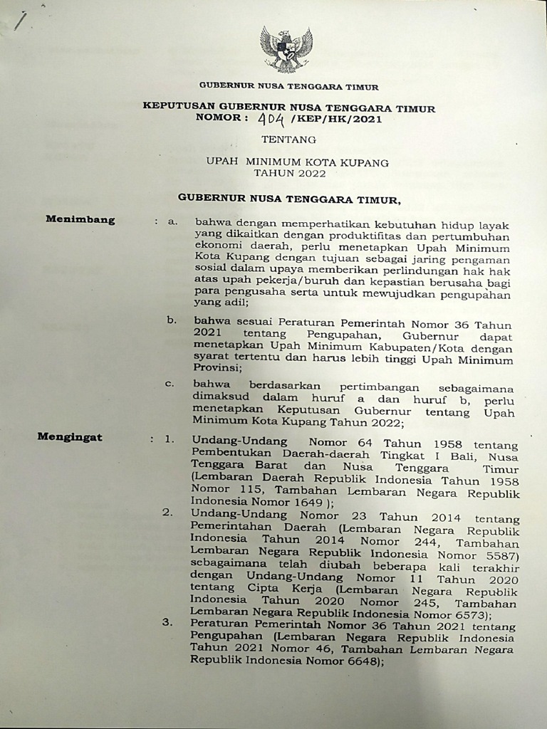 Sk Umk 2022 Kupang Pdf