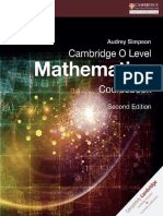 Cambridge O Level Mathematics Second Edition - Public