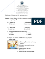 Diagnostic Test in Filipino 2