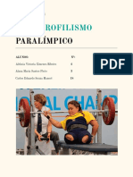 Halterofilismo paralímpico regras classificações