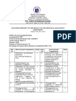 4 Sses Teachers Report ESP Diagnostic