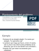 puntualizaciones sobre el planteamiento del problema