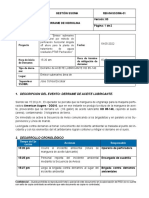 Informe de Derrame de Aceite Perforadora 19.05.2022