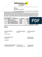 Refreshment Expenditure Note