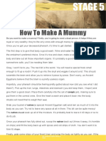 (604816) Y5 - Tuesday - How To Make A Mummy Comprehension