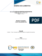 Unidad 1 - Fase 2 - Apropiar Los Términos Usados en La Gestión de Proyectos