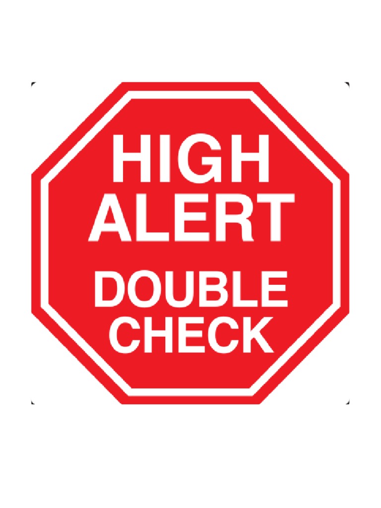Sticker Lasa Dan High Alert | PDF