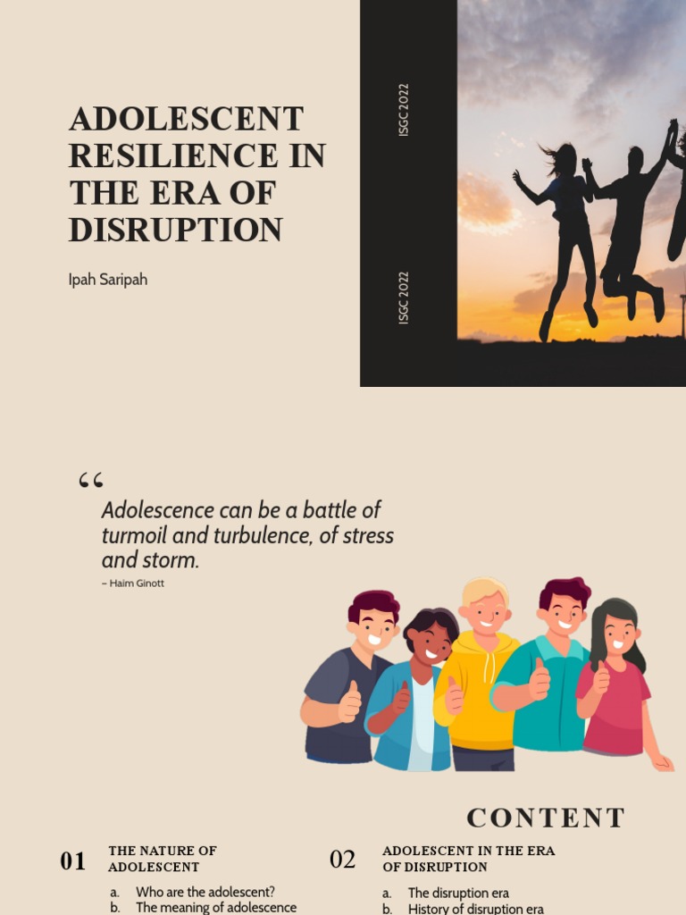 Adolescent Resilience in Disruption | PDF | Adolescence | Learning