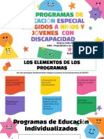 Act 3 - Os Programas de Educación Especial Dirigidos A Niños y Jóvenes Con Discapacidad