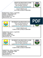 Sampul Soal Us 2021 Uj