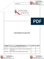 Procedimiento de Induccion