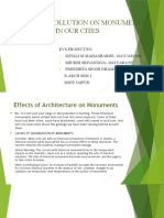 Effects of Pollution On Monuments in Our Cites