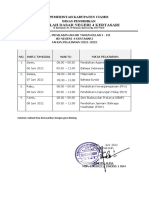 JADWAL PENILAIAN AKHIR SD 4 KERTASARI