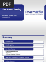 EN 285 Steam Quality Testing Guide | PDF | Steam | Pipe (Fluid Conveyance)