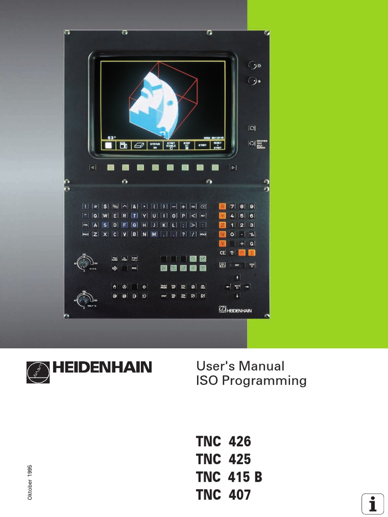 Heidenhain TNC Programming Manual | PDF | Computing
