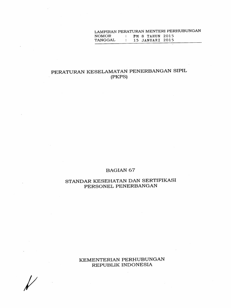 CASR Part 67 Amdt. 1 - Medical Standards and Certification | PDF