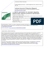 Khatab, Ait-Kadi & Rezg 2014 - Availability Optimisation For Stocahastic Degrading System Under Imperfect Preventive Maintenance 2014