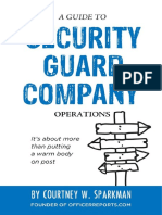 Security Guard Company Operations