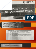 Fundamentals of Communication