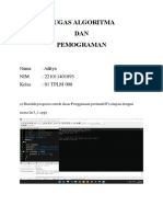 Tugas Algoritma Aditya