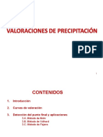 Valoraciones de Precipitacion