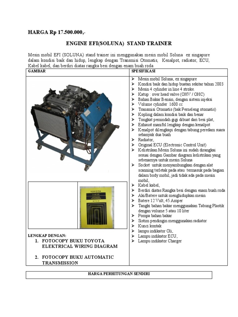 3.jurusan Otomotif ENGINE STAND EFI TRAINER MESIN TOYOTA SOLUNA PDF