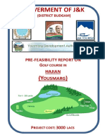 Golf Course Proposal for Hajian in Yousmarg