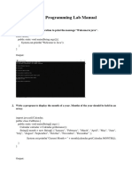 Java Programming Lab Manual - NEP