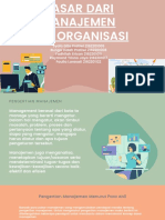 Dasar Manajemen Dan Organisasi