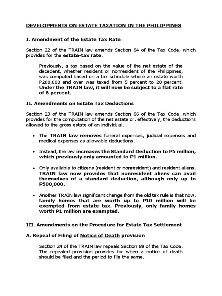 Estate Taxation PDF Estate Tax In The United States Inheritance Tax