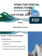 Chapter 3 - Partnership Dissolution