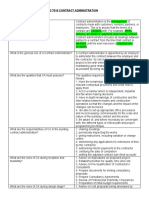 T017 Contract Practice and T016 Contract Administration