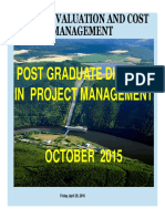 Project Cost Management - PGDPM Byo 2015 FINAL