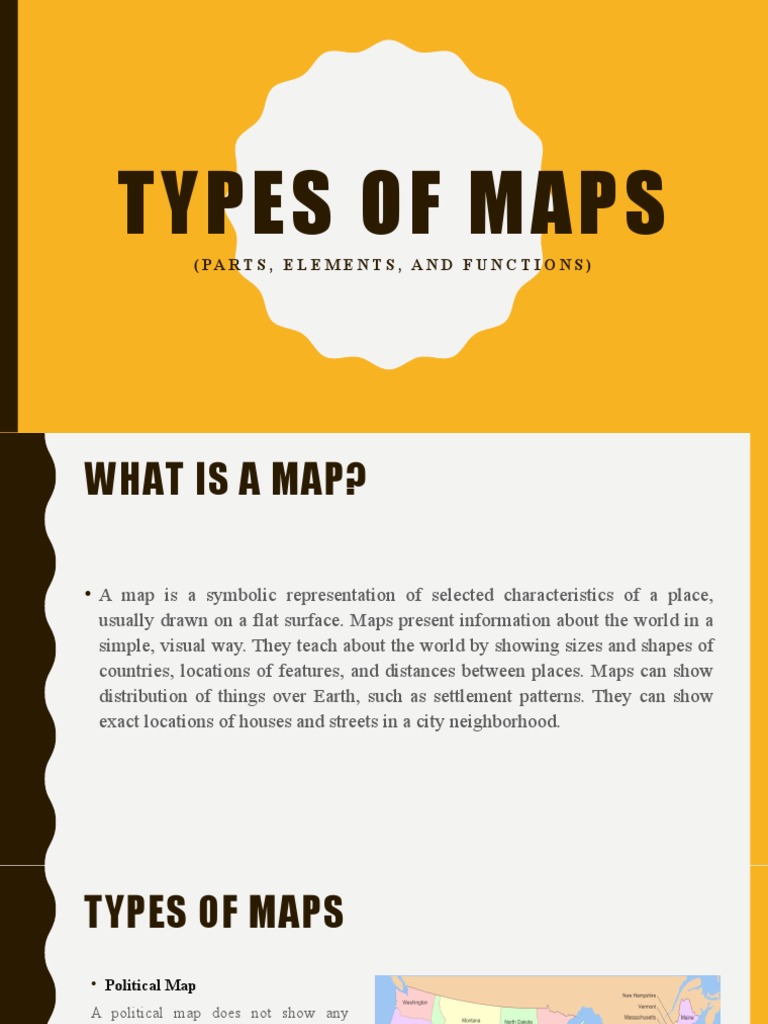 Types of Maps | PDF | Map | Topography