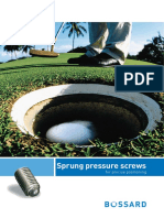 Precise positioning with small sprung pressure screws