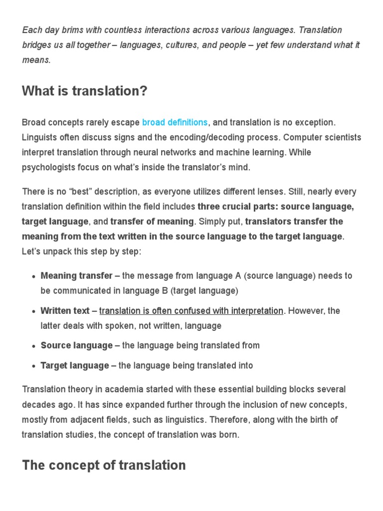 What is Translation (Definition & Meaning) _ Lexika PDF