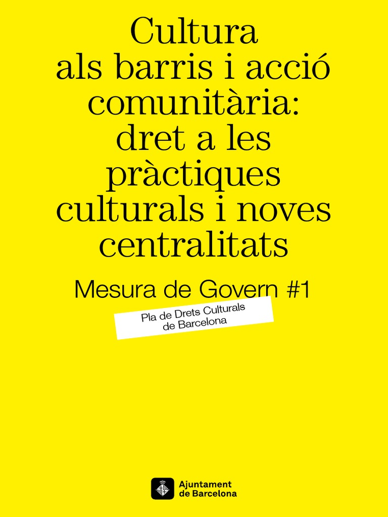 Mesura de Govern Cultura Als Barris PDF