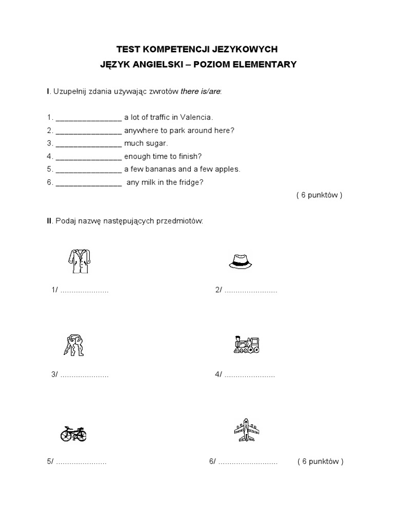 Test Dla Uczniów Kończących Naukę W Klasie Czwartej Nowa Era Test Kompetencji | PDF