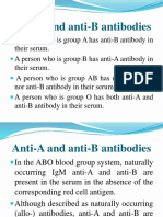 Anti-A and Anti-B Antibodies