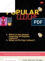 Lecture 2 - Popular Culture (1T)