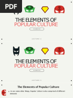 Lecture 5 - Elements of Pop Culture