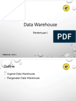 Pert 1 - Pengantar Data Warehouse