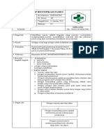 Sop Identifikasi Pasien